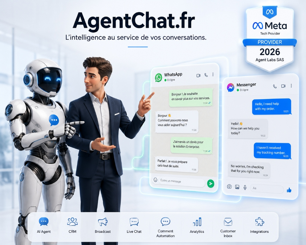 AgentChat AI Partner Mascot
